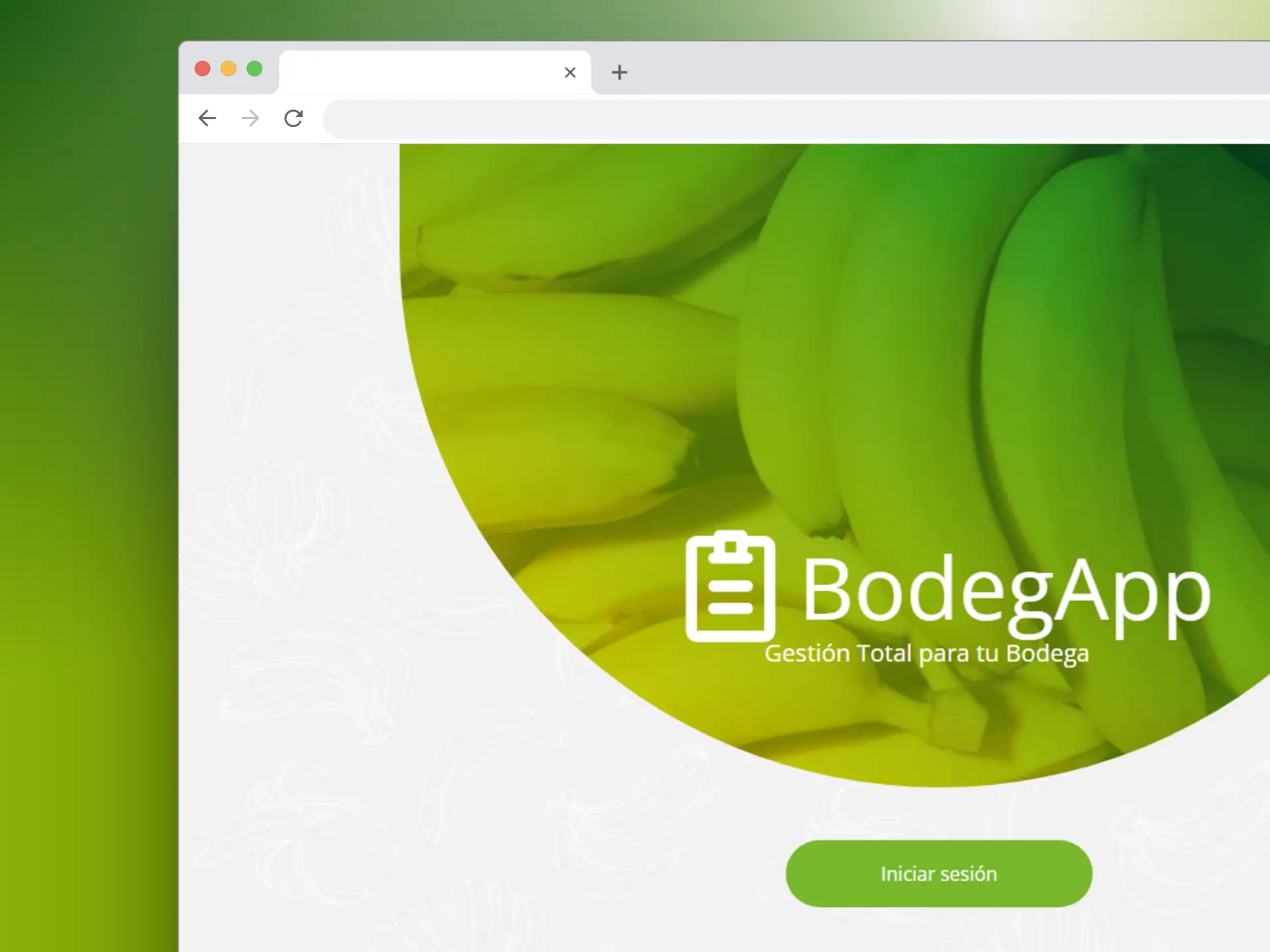 Captura de pantalla del proyecto Bodegapp